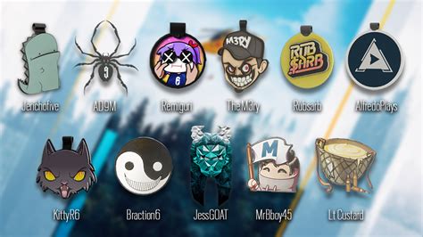 Announcing the next Streamer Charms Each season will bring the release of new charms, as well as a return of the streamers charms from previous seasons New. . R6 twitch charm